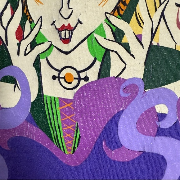 Disney Hocus Pocus Graphic Spirit Jersey Long Sleeve Tee | Purple | Size XL - Picture 7 of 8